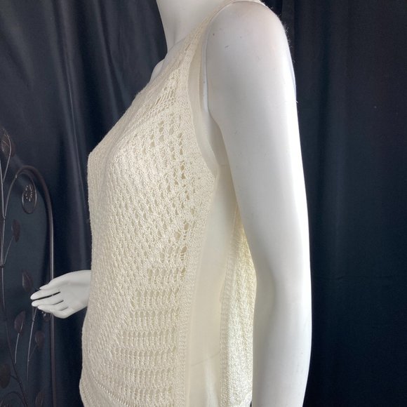 White House Black Market Crochet Top - Picture 2 of 8